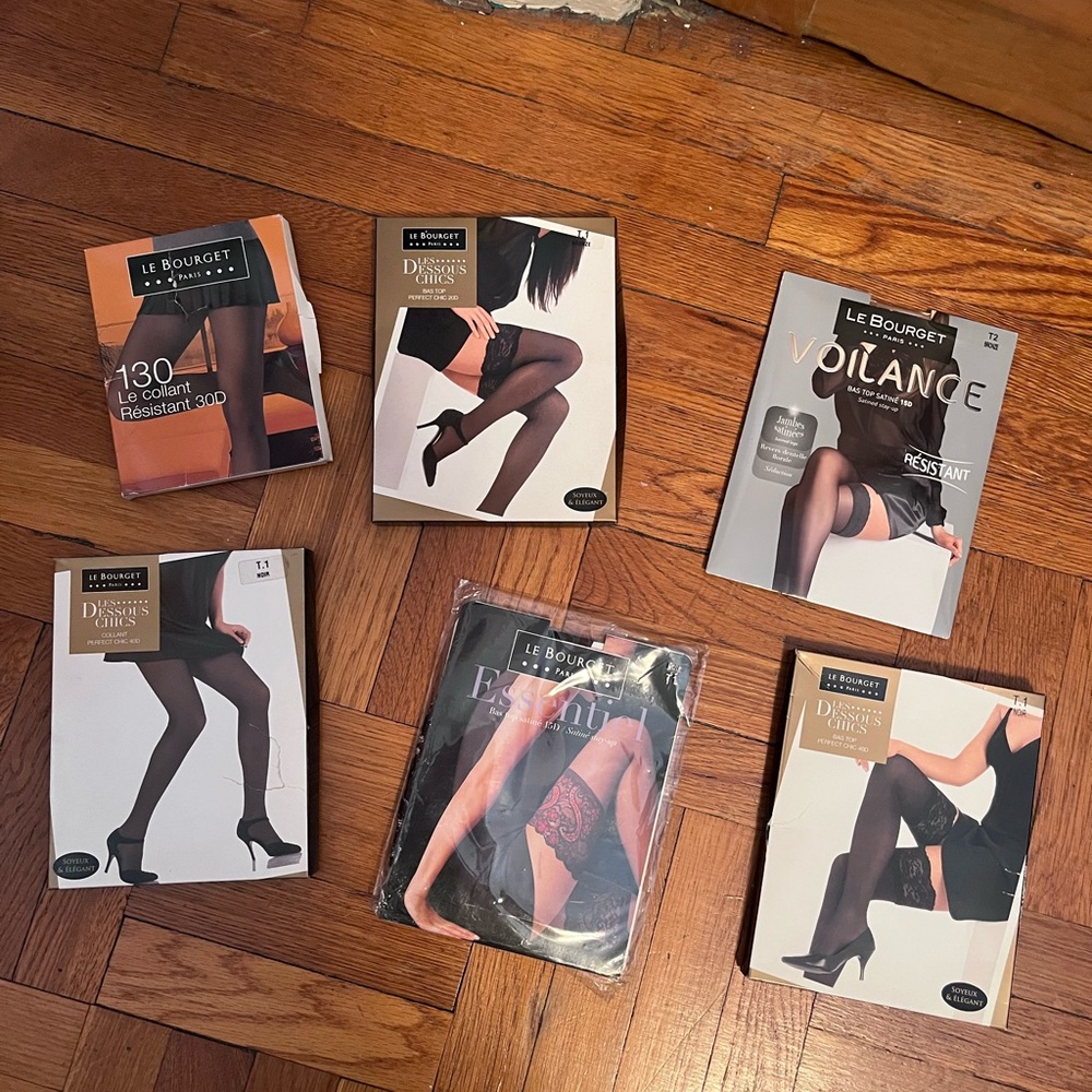 Stockings and stay-ups.